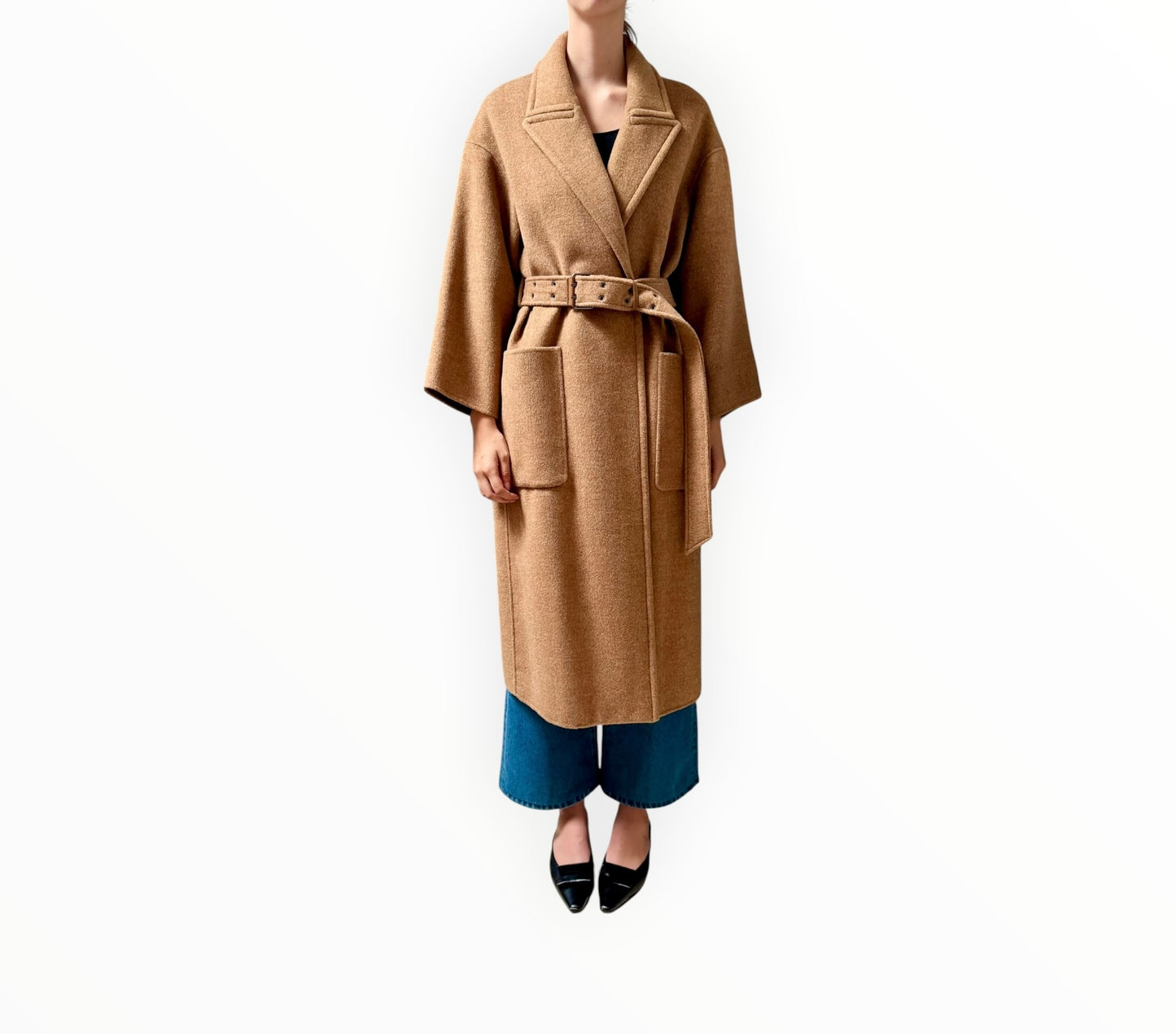 Camilla and Marc Cabrera Coat - Camel Marle - Size S/M