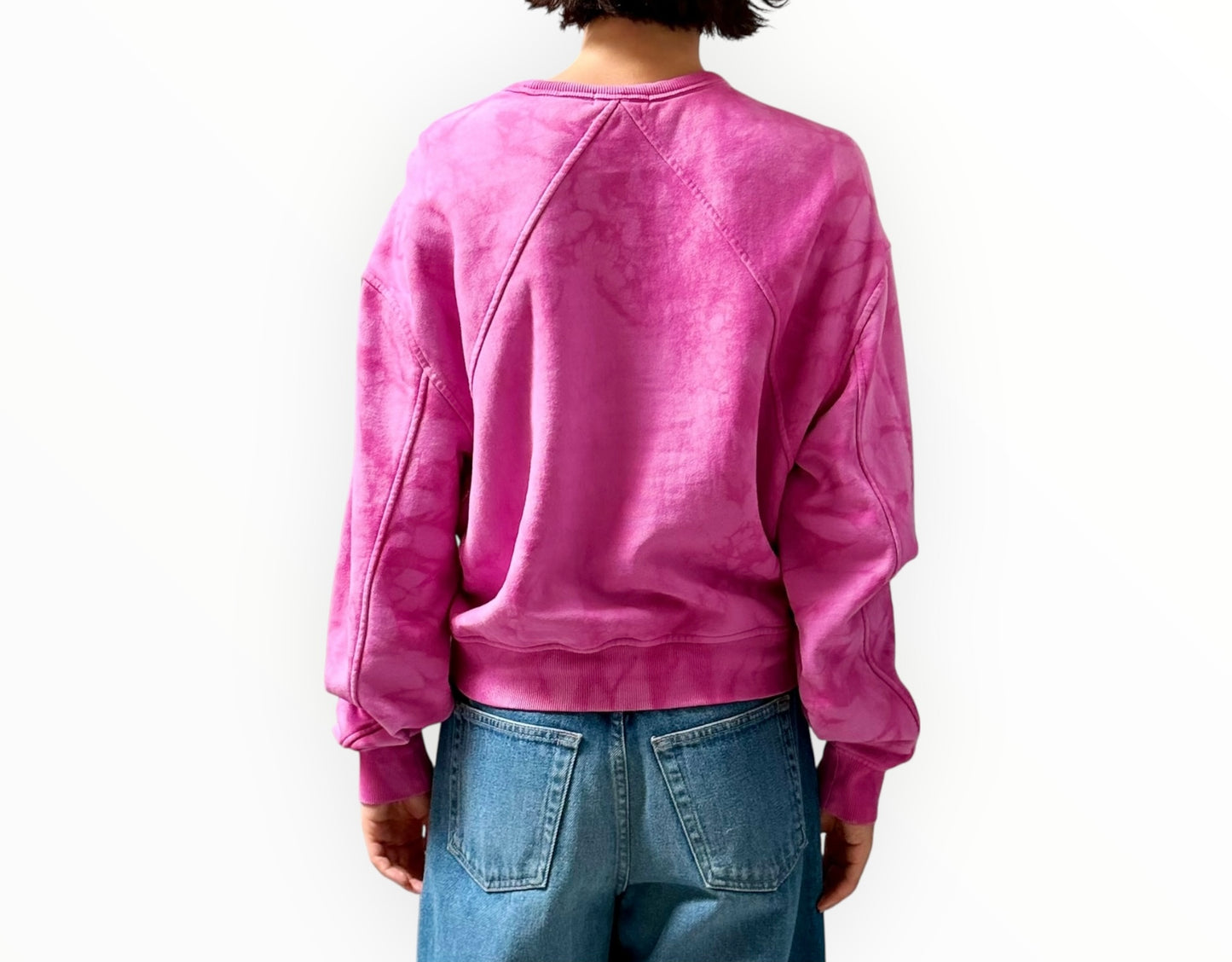 Rag & Bone Tie-Dyed Sweat - Pink - Size S