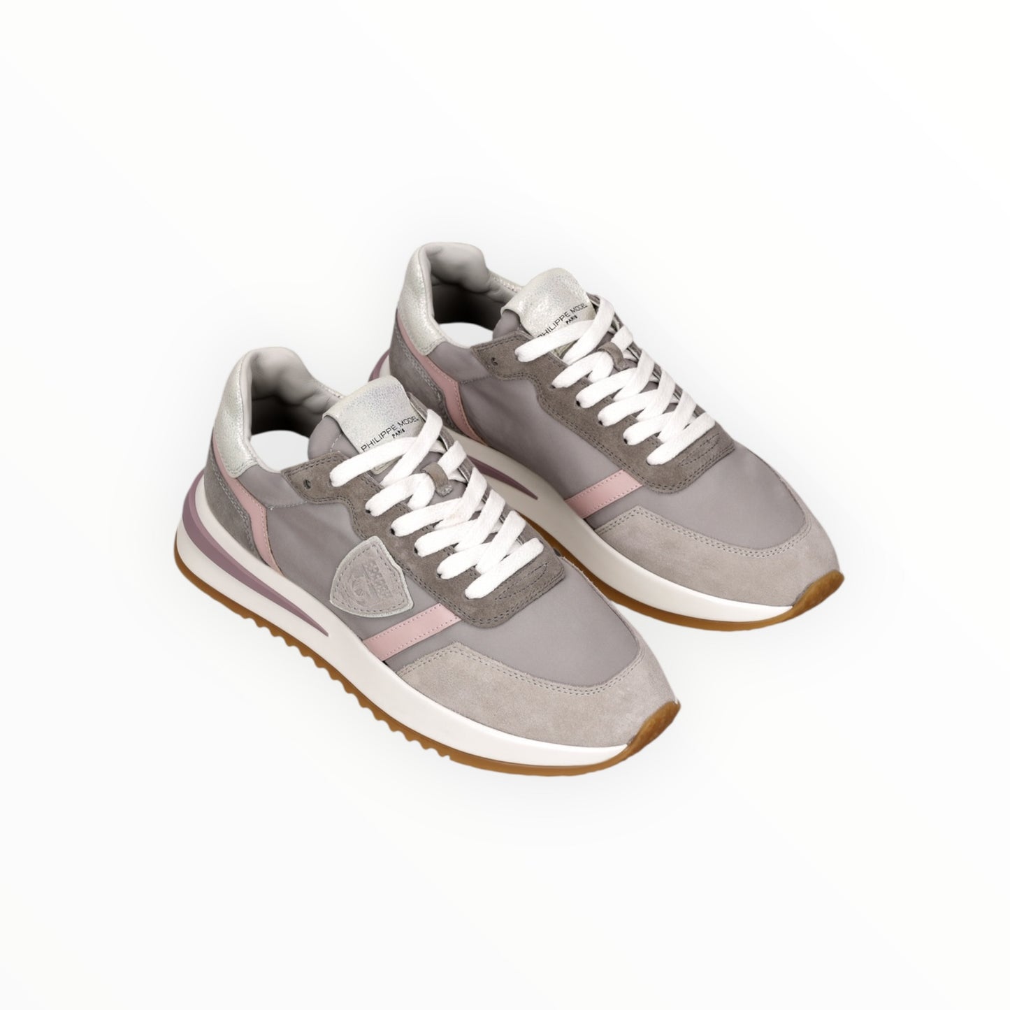 Philippe Model Paris Tropez 2.1 Sneakers - Grey/Pink - Size 40