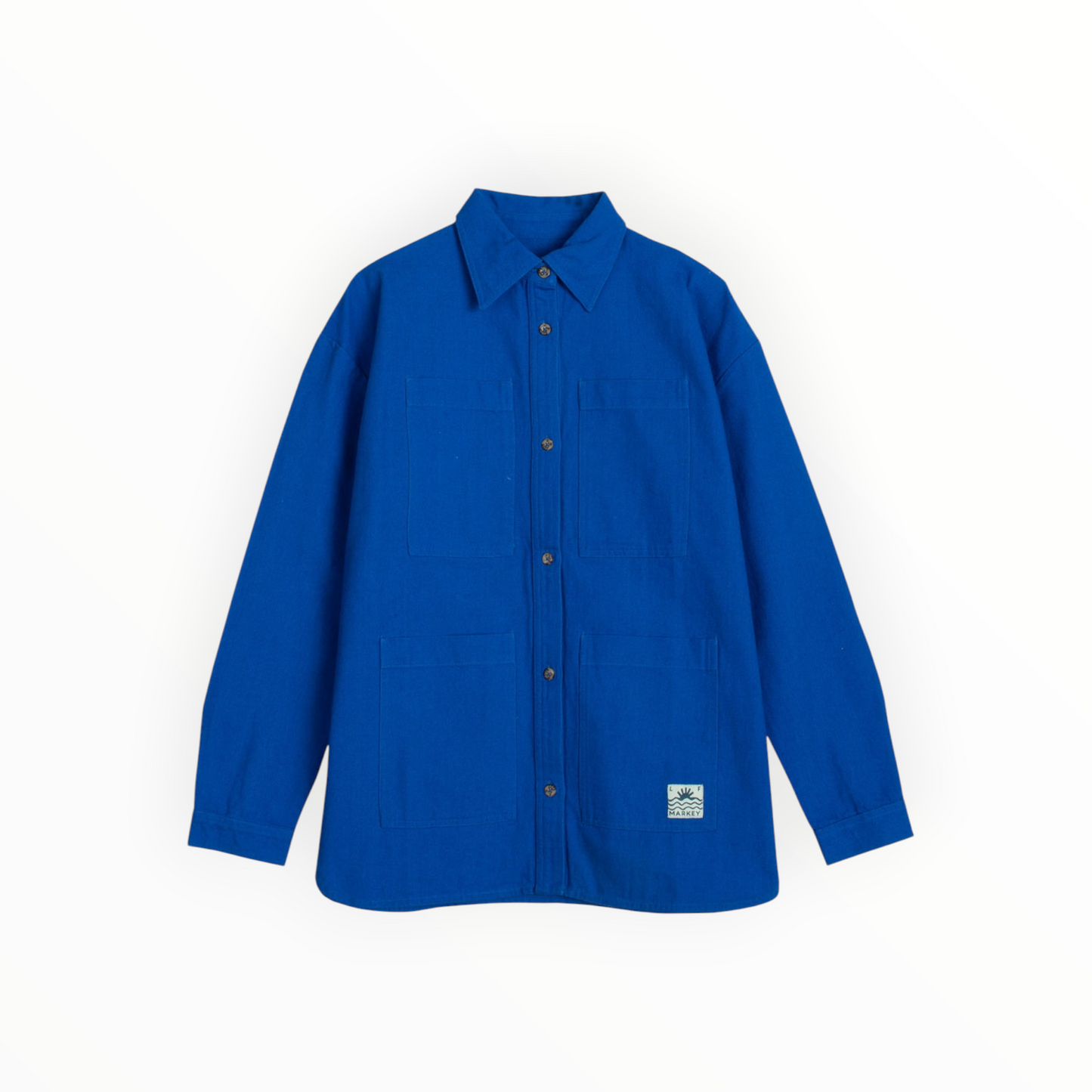 L F Markey Carson Chore Coat - Electric Blue - Size AU10