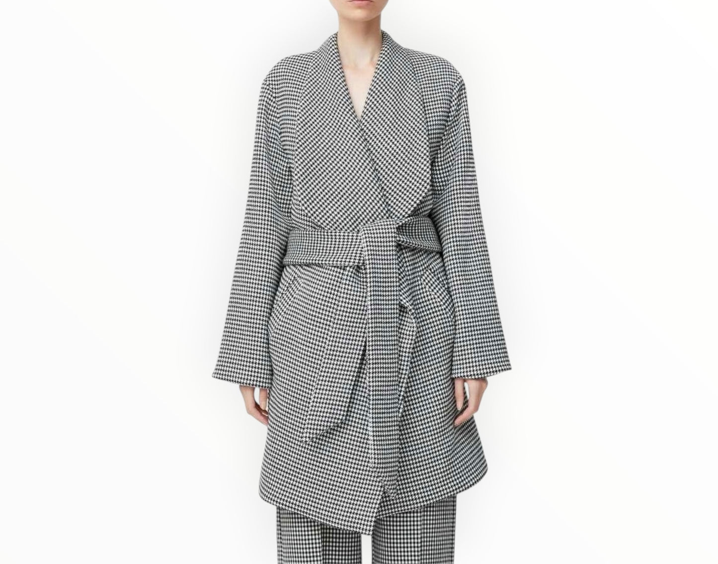 Viktoria & Woods Proclamation Coat - Black/White - Size 0