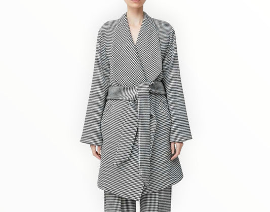Viktoria & Woods Proclamation Coat - Black/White - Size 0