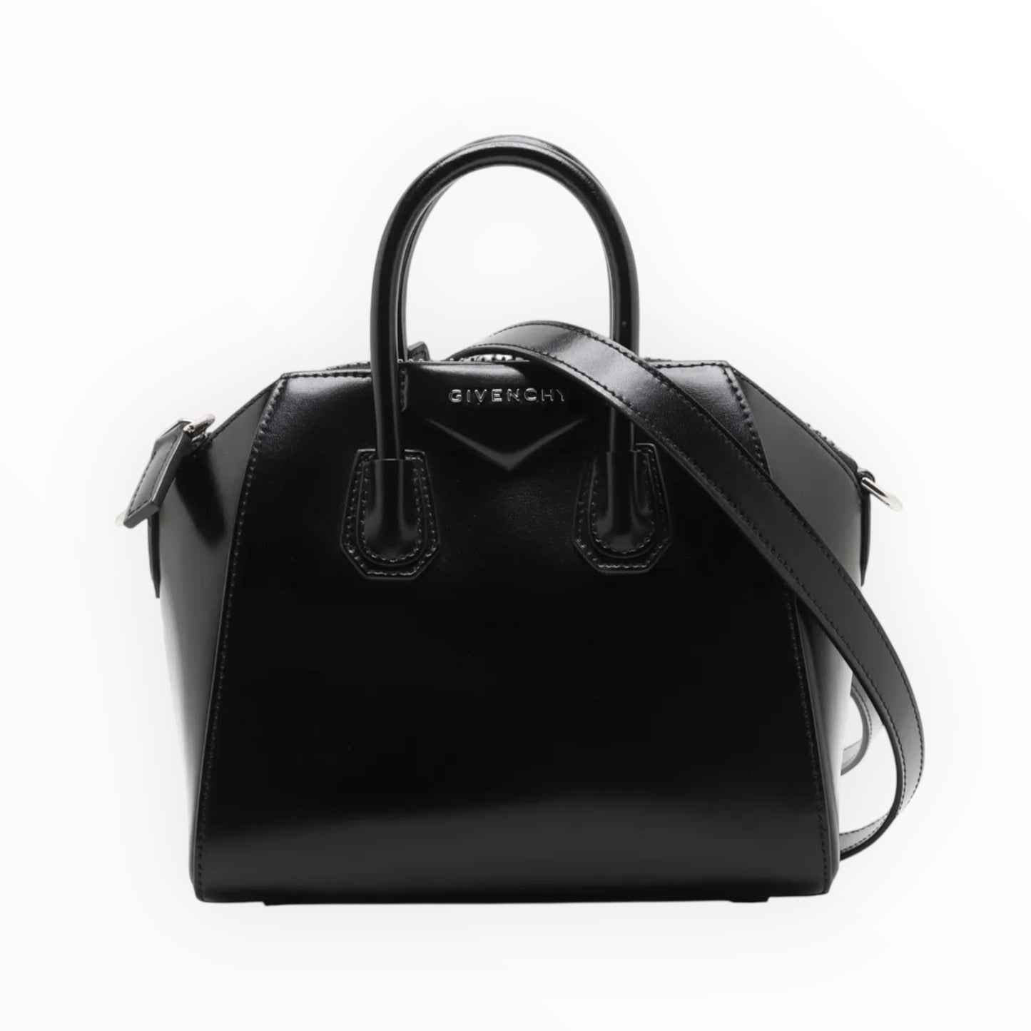 Givenchy Antigona Bag - Black - Size Mini - W22cm x H19cm x D12.5cm