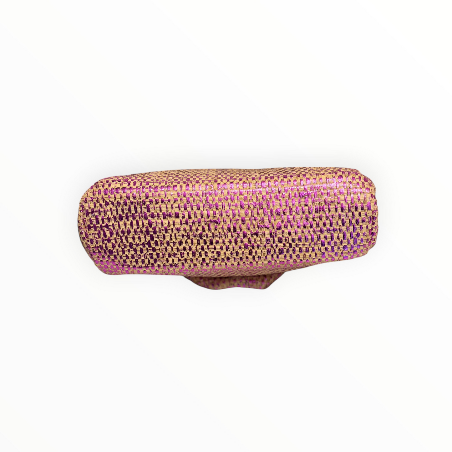 Maria La Rosa Raffia Shoulder Bag - Pink