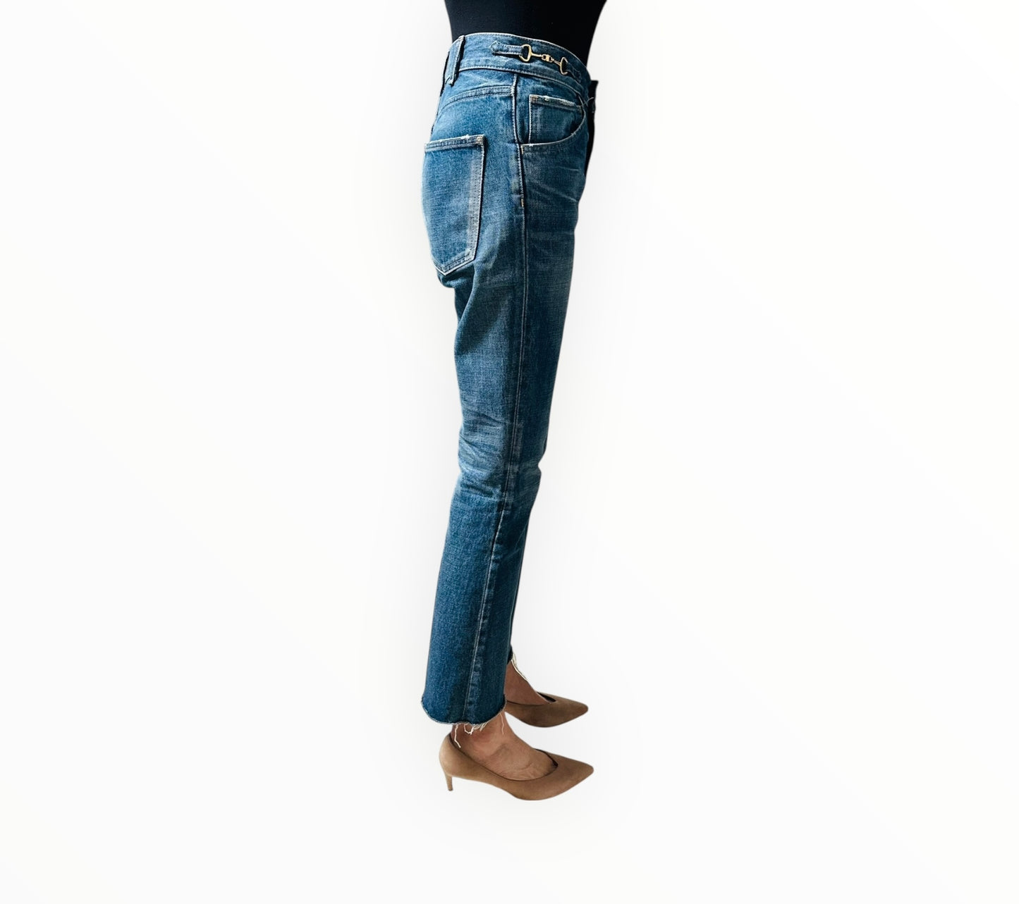 Celine Straight Leg Jeans - Blue - Size 27