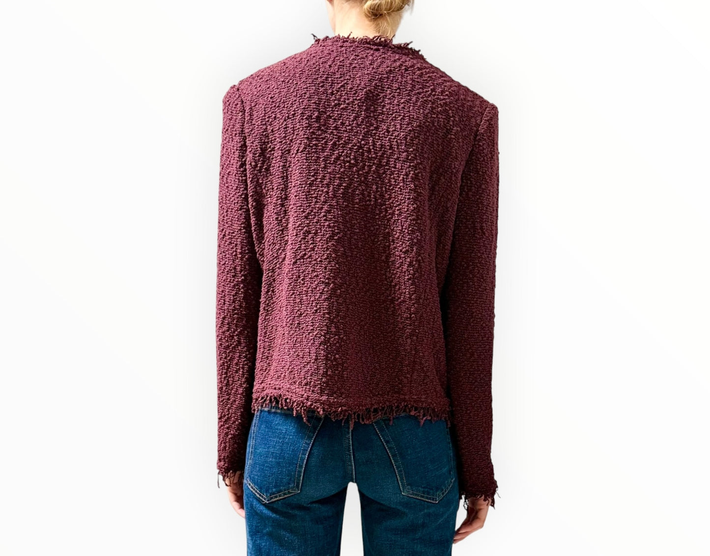 Iro Shavani Jacket - Burgundy - Size 44