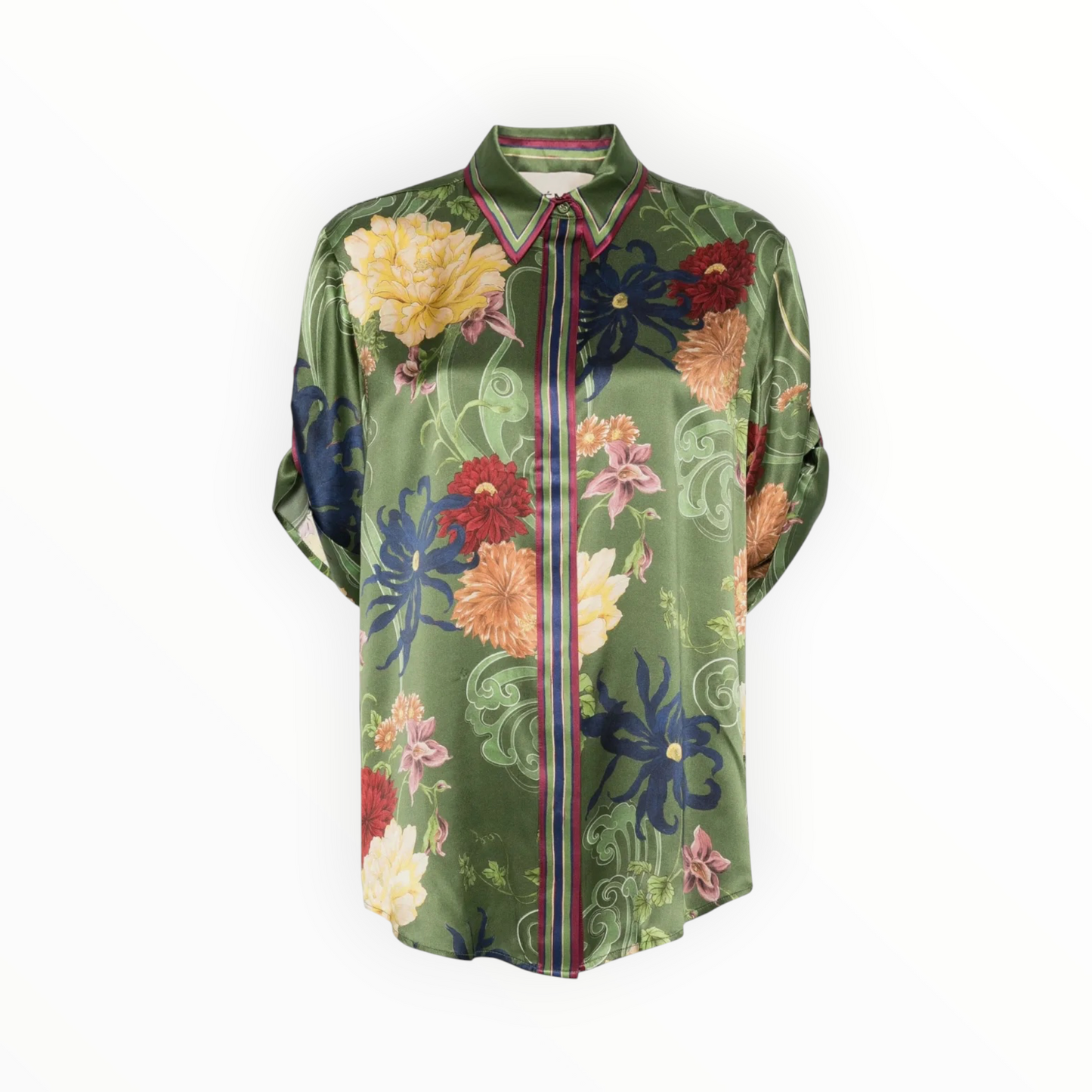 Alemais Avery Silk Shirt - Multi - Size AU10