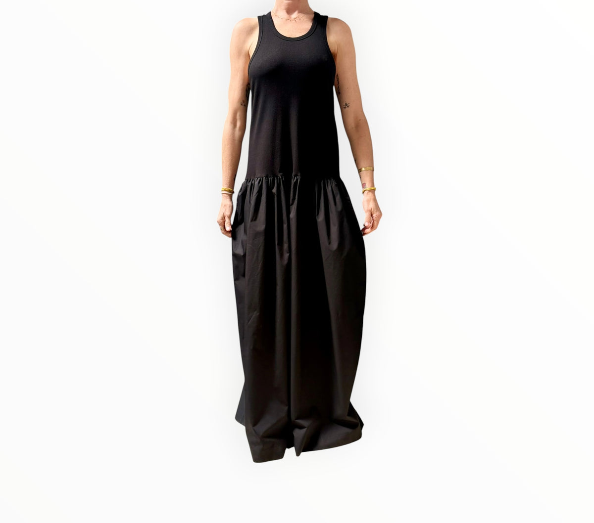 RT006345 - Camilla and Marc Horizon Maxi Dress - Black - Size AU10