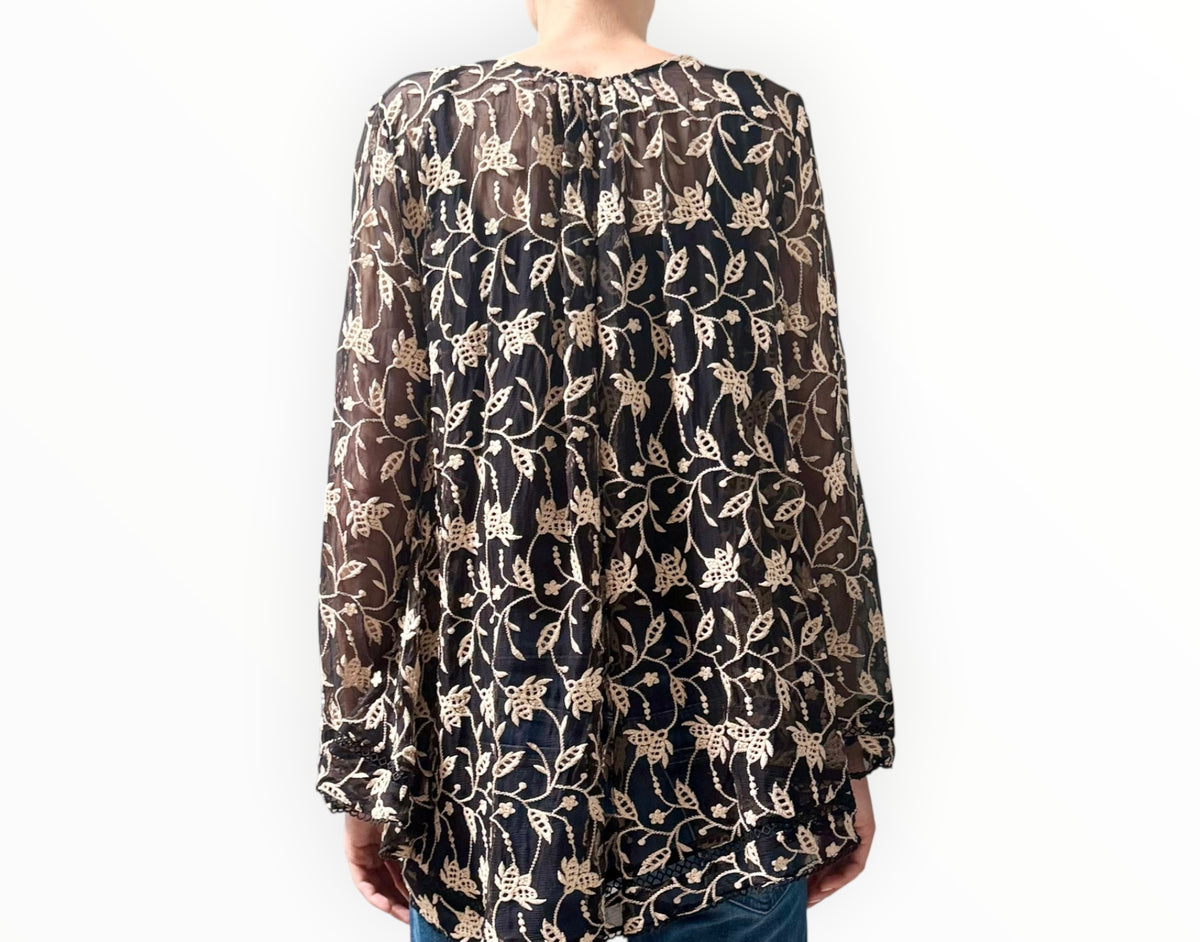 RT0006507 - Zimmermann Nightmarch Vine Top - Black - Size 2