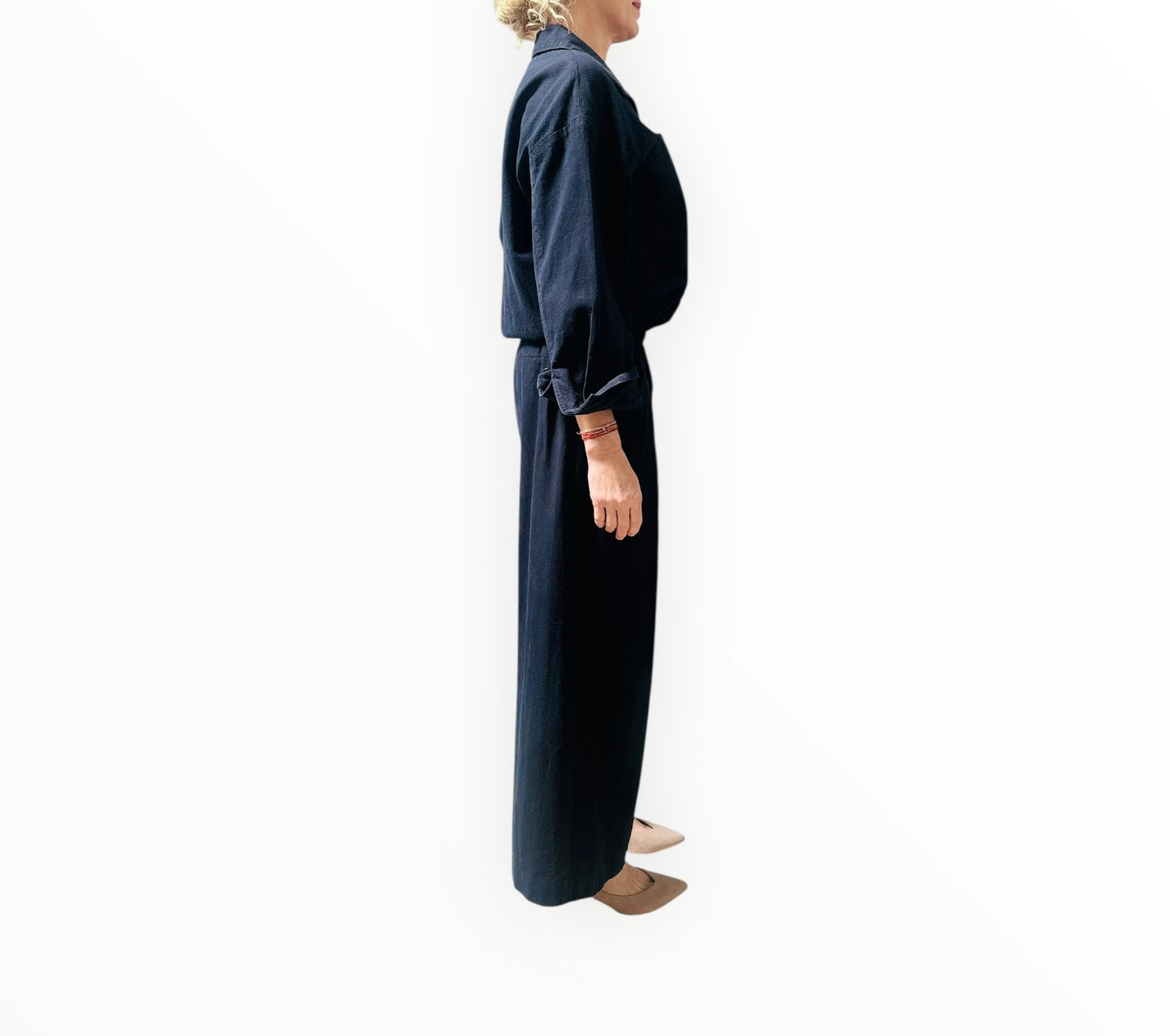 Raey Boilersuit - Navy - Size 8
