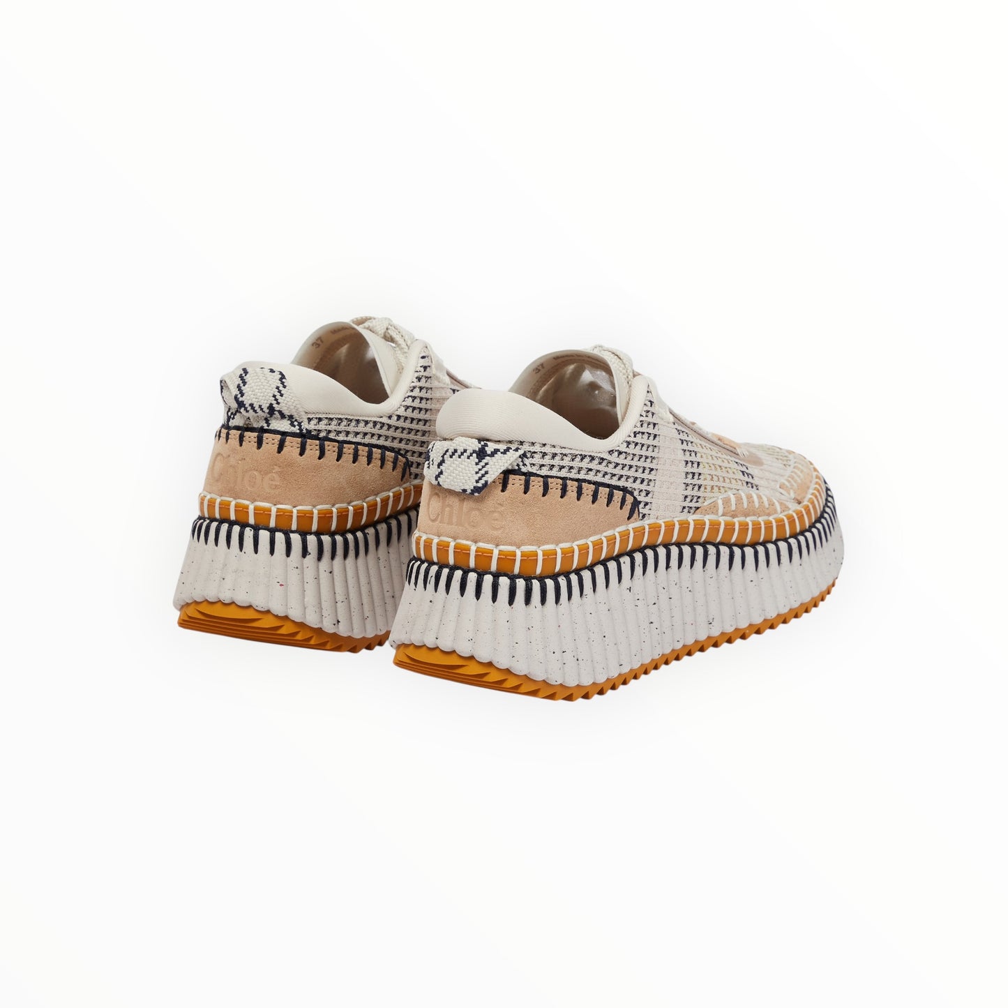Chloe Nama Sneakers - Biscotti Beige - Size 37