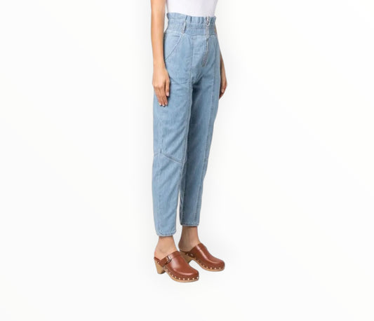 Ba&sh Lony High-Waisted Pants - Blue - Size 0