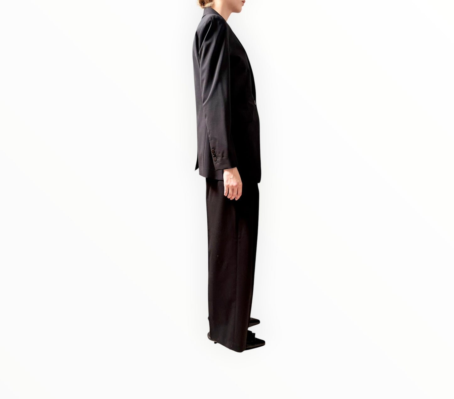 Theory Classic Wool Suit - Black - Size AU8