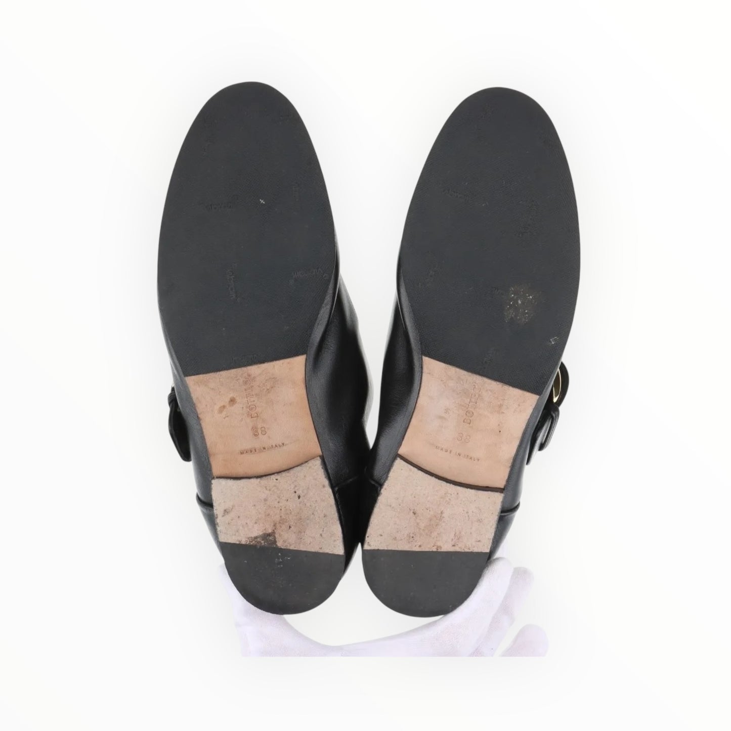 Bottega Veneta Astaire Mary-Jane Ballerina Flats - Black - Size 38