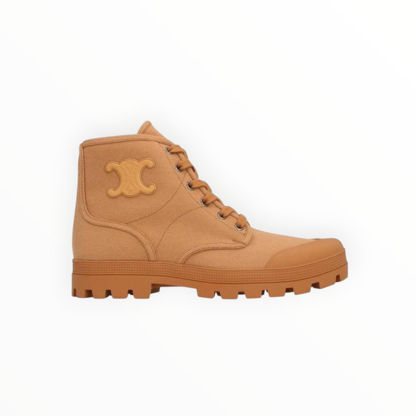 Celine Papatan Canvas Boots - Dark Latte - Size 40