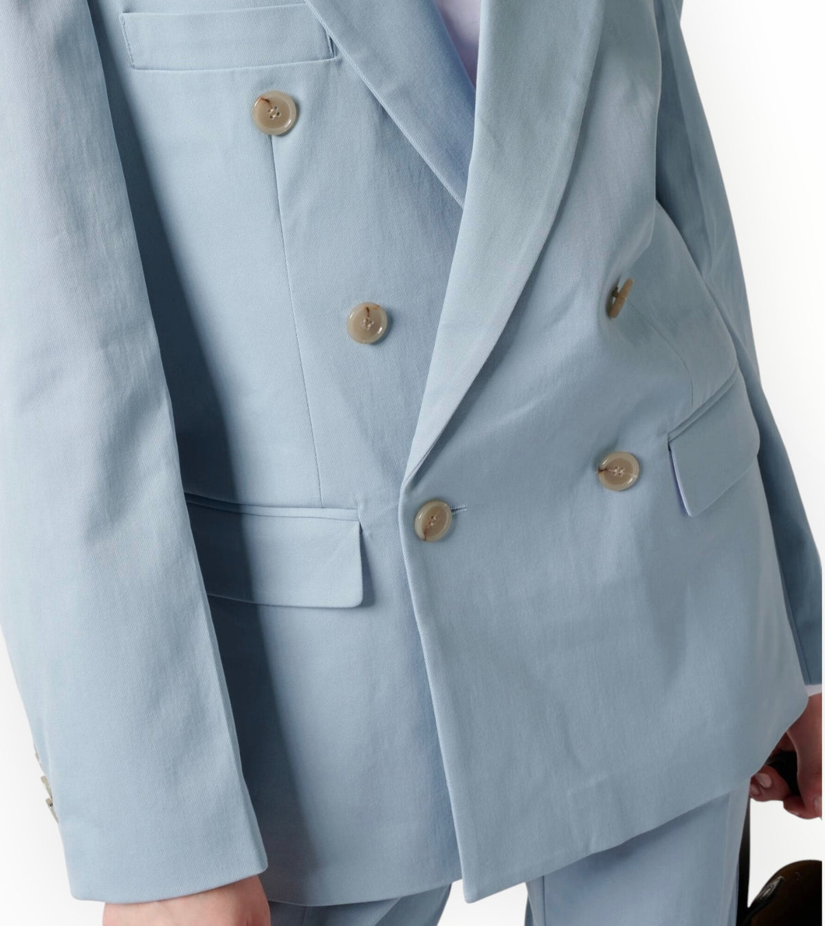 Plan C Oversized Blazer - Hydrangea - Size 42