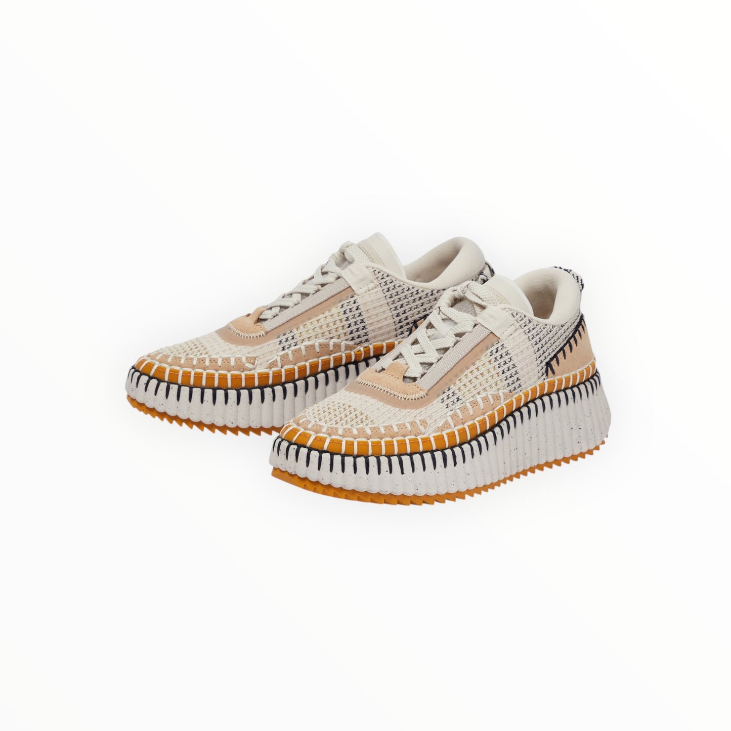 Chloe Nama Sneakers - Biscotti Beige - Size 37