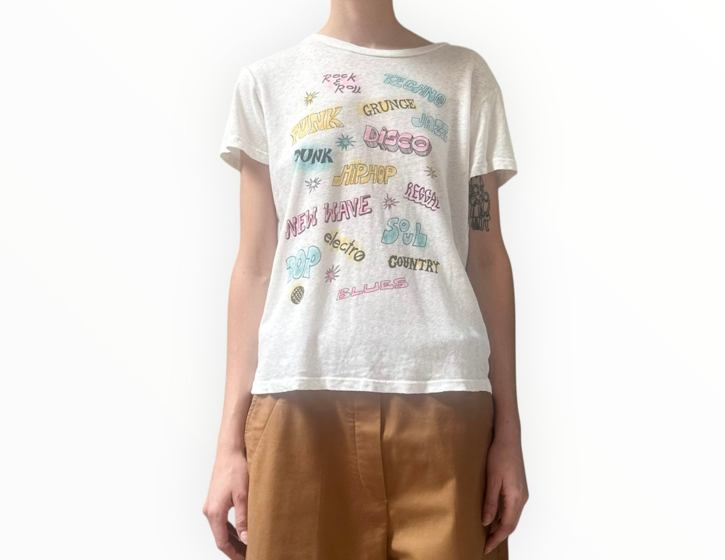 Mother 'Your Prayers are Answered' Tee - White  - Size S