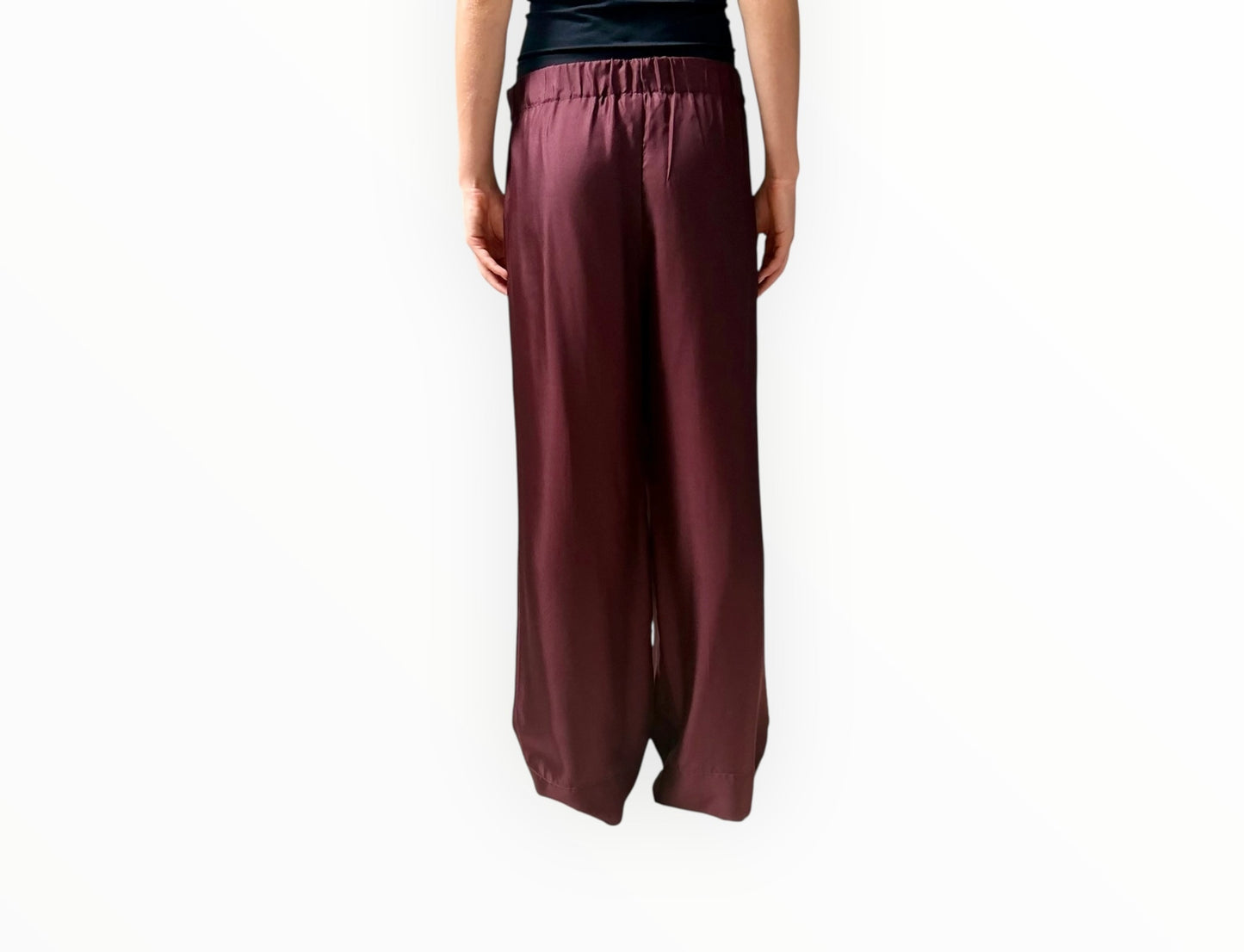 Jac + Jack Flat Front Wide Leg Pants - Auber - Size 12
