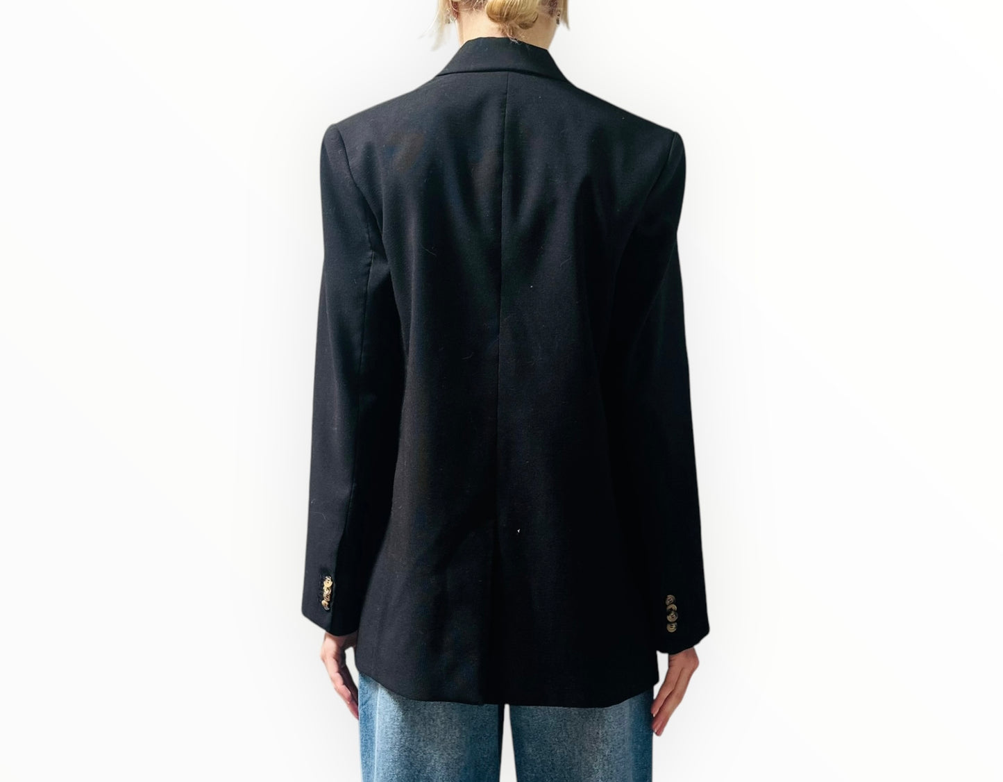 Anine Bing Double Breasted Jacket - Black - Size S