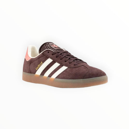 Adidas Gazelle Brown Gum Sneakers - Brown/Pink - Size 40