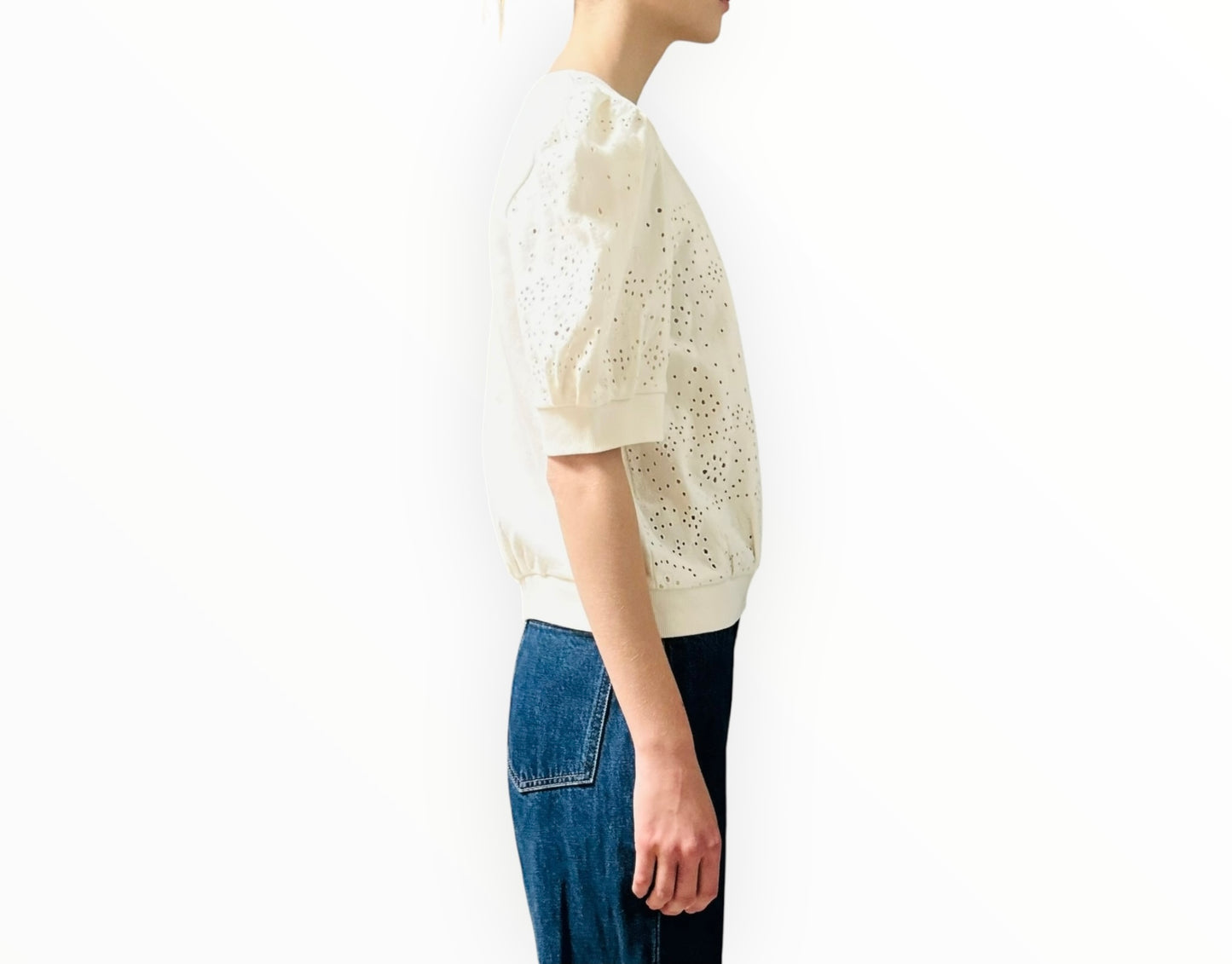 Ba&sh Lady Sweatshirt - Cream - Size 2