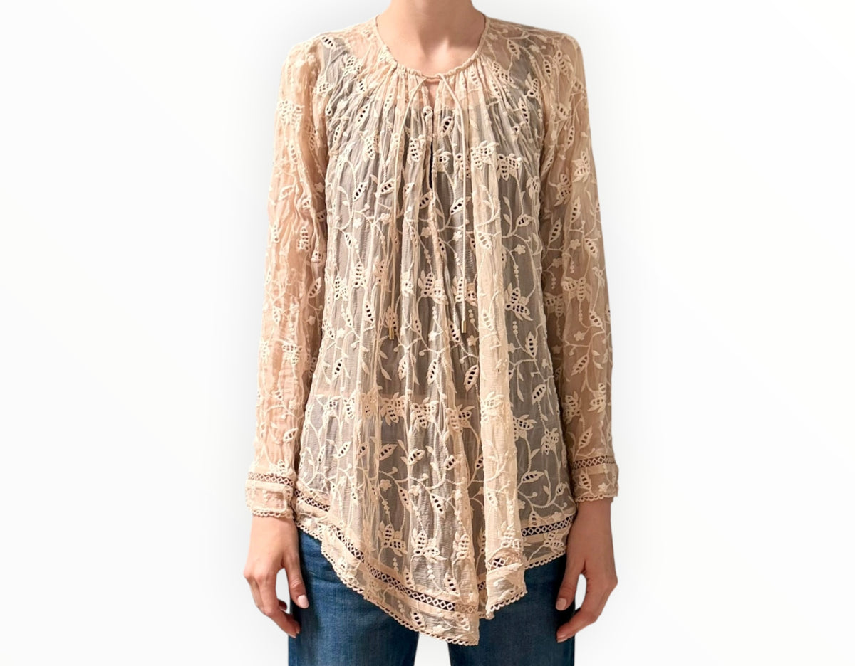 RT0006506 - Zimmermann Nightmarch Vine Top - Cream - Size 2
