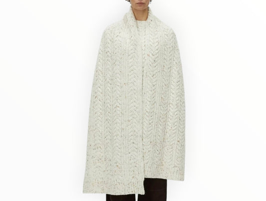 Camilla and Marc Terrazzo Scarf - Cream Fleck -