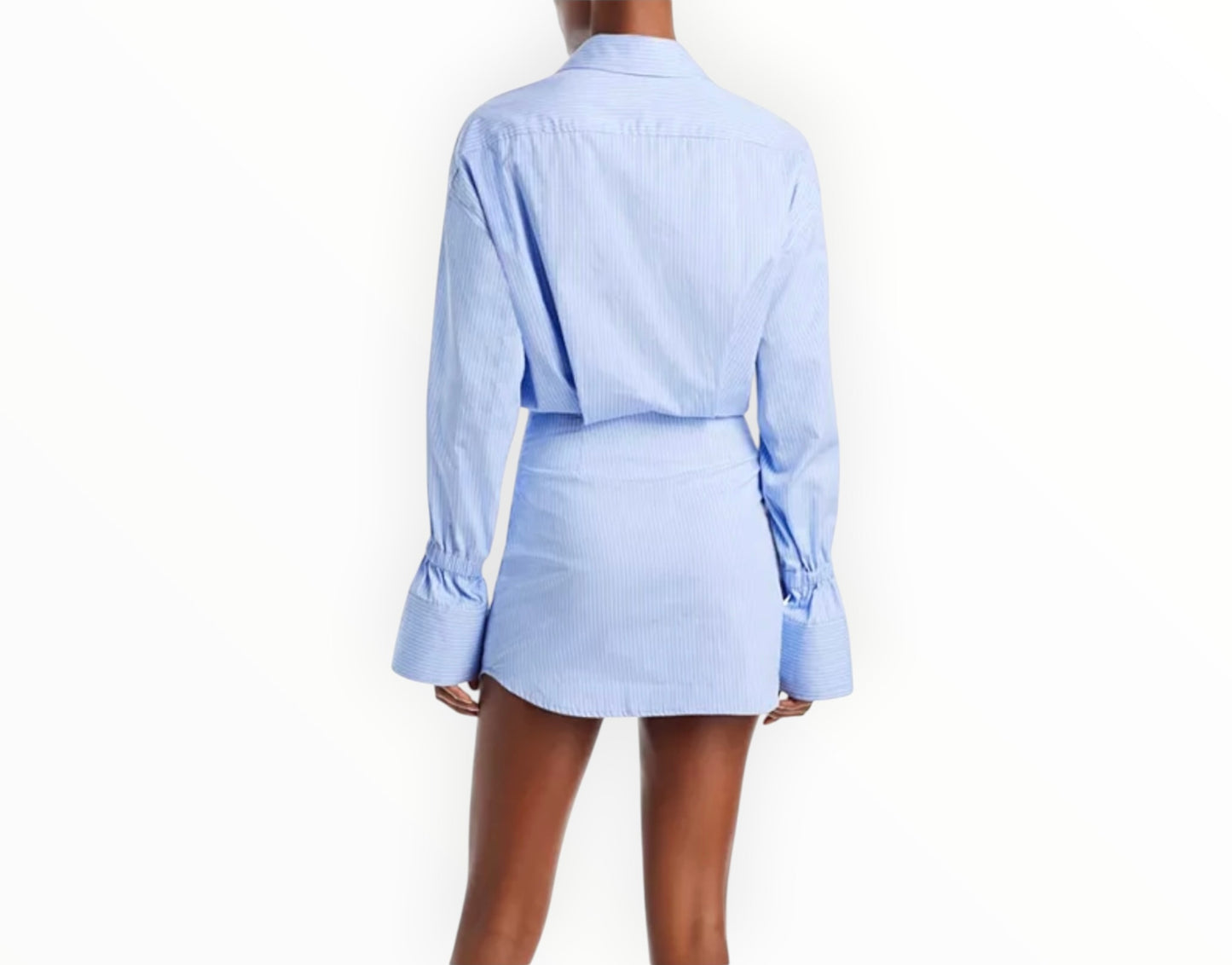 A.L.C Monica Shirtdress - Blue Pinstripe - Size 10