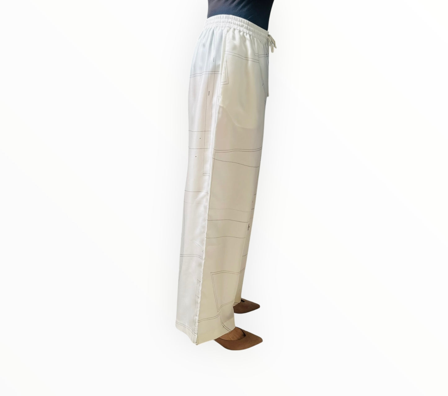 Rohe Spring Pant + Shirt - White - Size 34