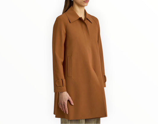 Harris Wharf Technical Coat - Tobacco - Size 40