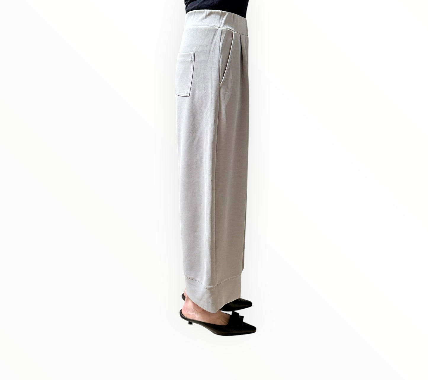 Rich & Royal Peach Cullottes - Dove Grey - Size S