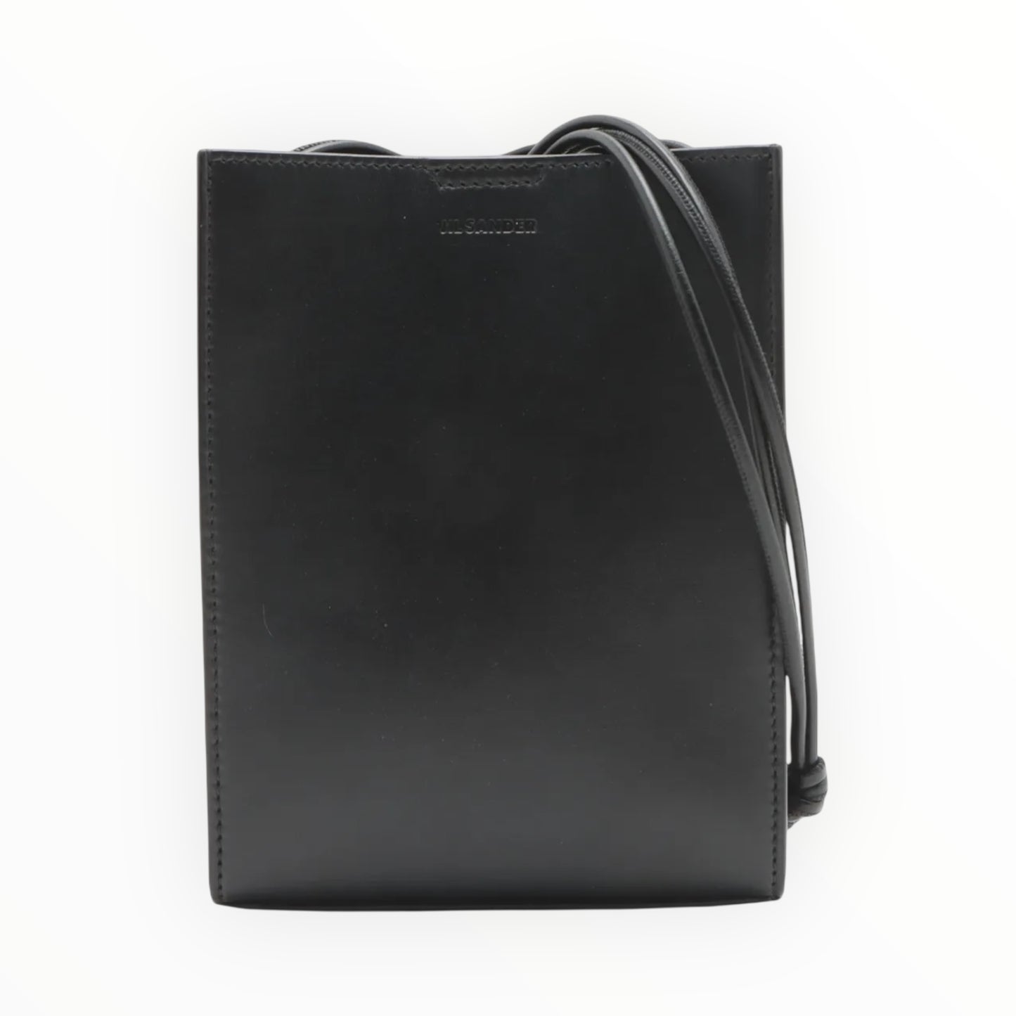 Jil Sander Tangle Small Bag - Black - Size  H19cm x W14cm x D3cm