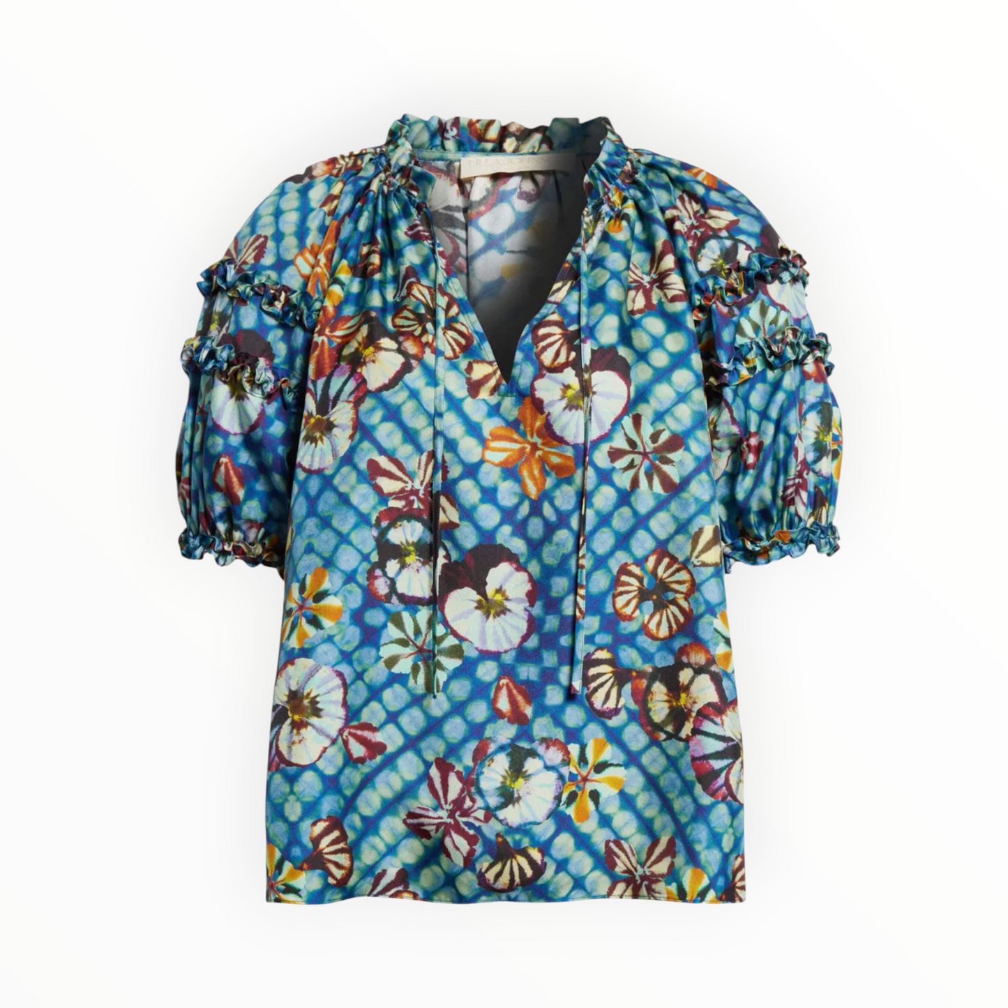 RT006252 - Ulla Johnson Annabella Top - Blueprint - Size AU16