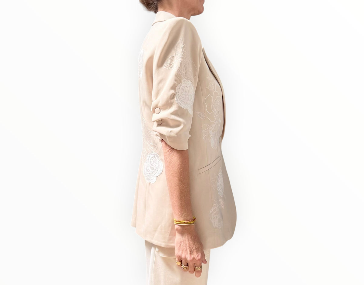 Cinq A Sept Khloe Jacket - Beige - Size AU12