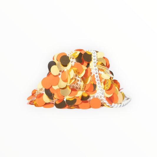 Maria La Rosa Carnival Mini Game Bag - Orange/Gold