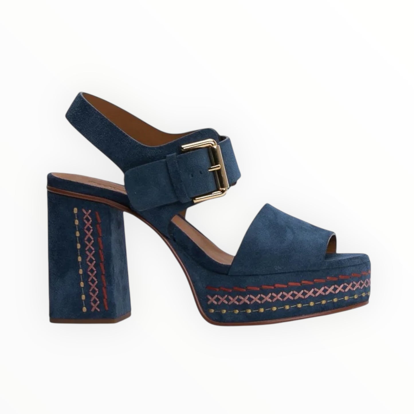 See by Chloe  Pheebe Platform Sandals -  Blue - Size 40