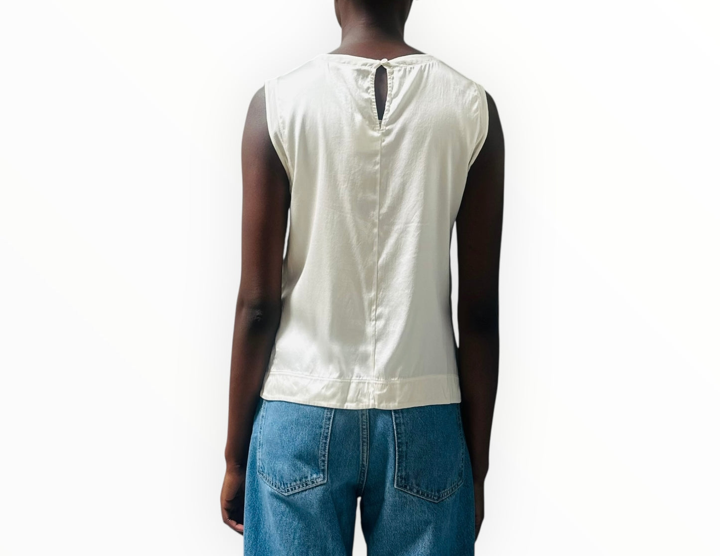 Transit Silk Tank - Cream - Size 2