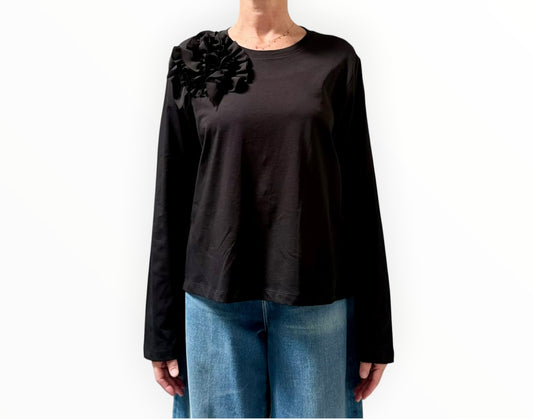 Ulla Johnson Kaja Top - Black - Size XL