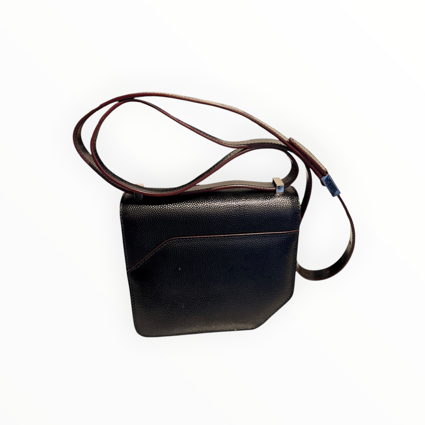 Bally Corner Shoulder Bag - Black - Size H16cm x W19cm x D5cm