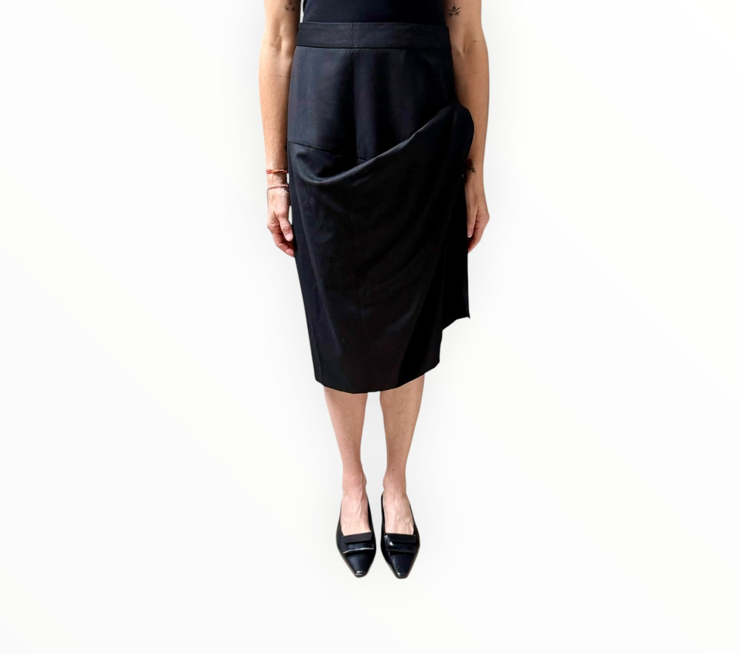 Vivienne Westwood Wool Skirt - Black - Size 44