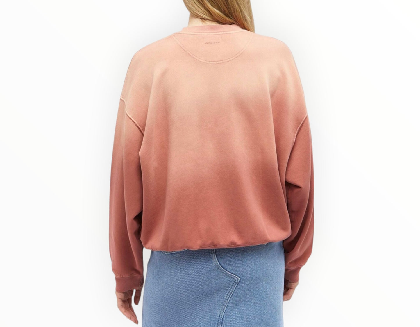 Anine Bing Paris Sweatshirt- Red/Pink - Size S