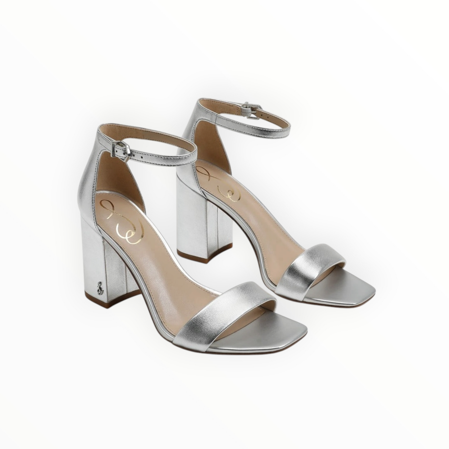 Sam Edelman Strappy Sandals - Silver - Size 9