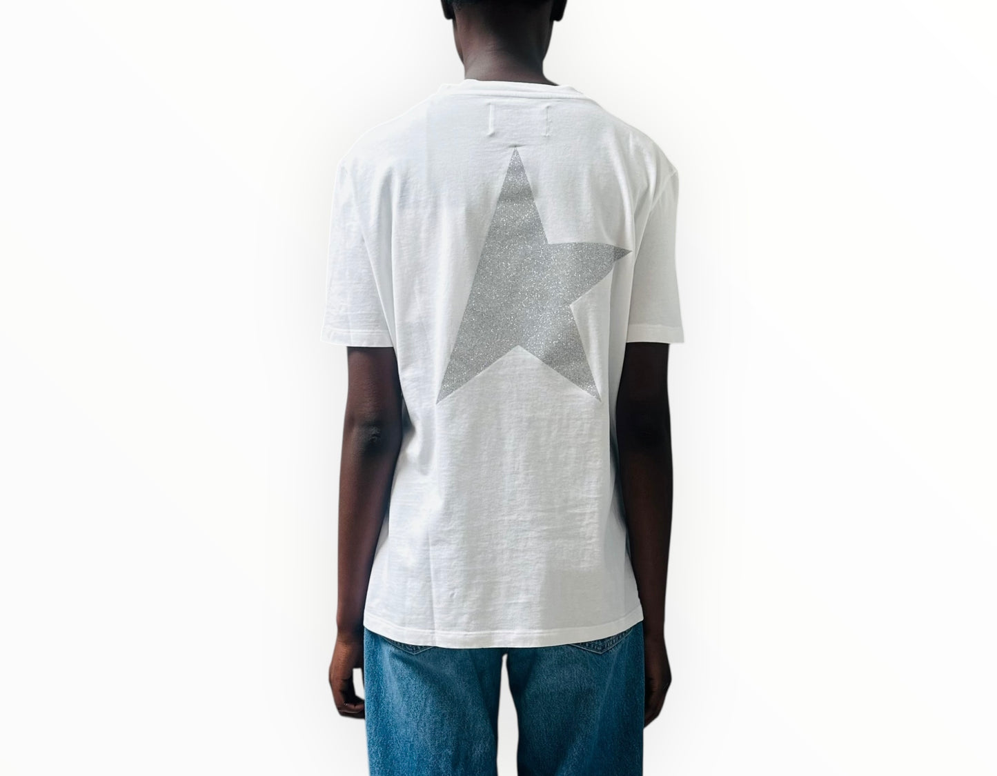 Golden Goose Star Tee - White - Size M