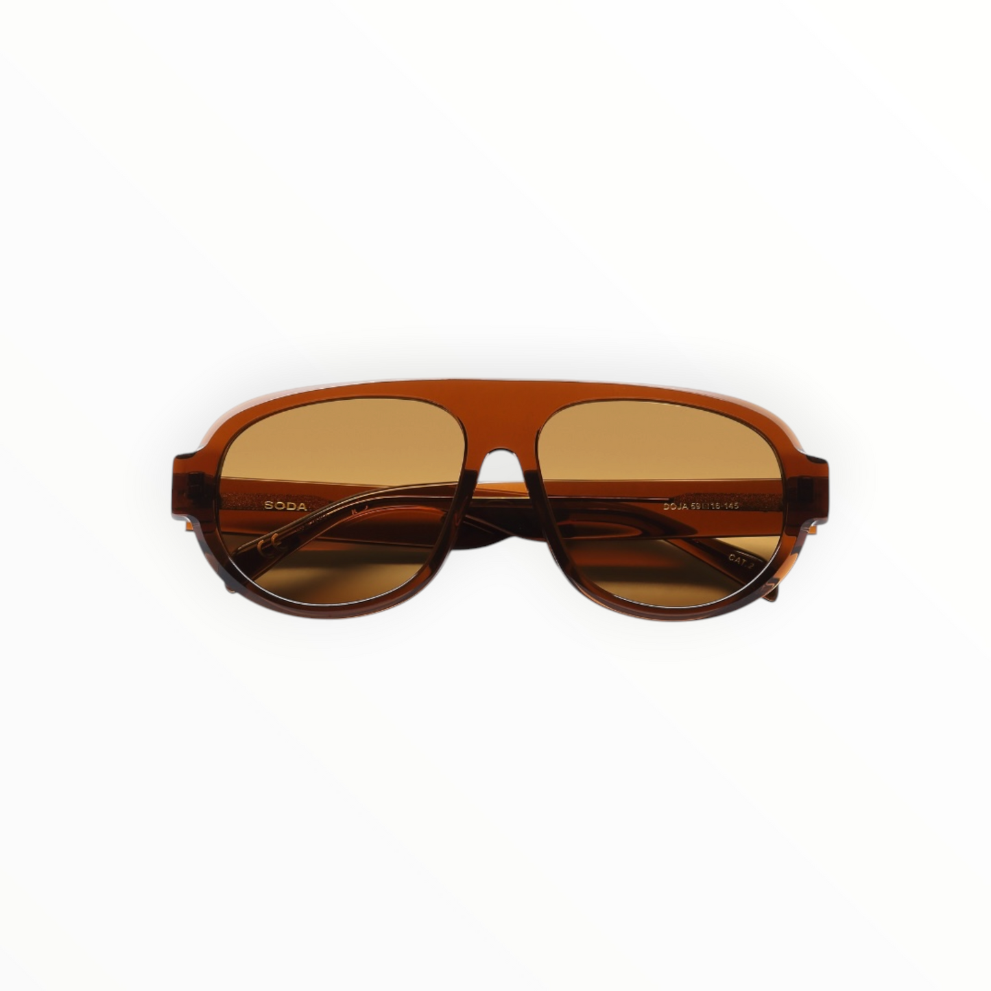 Soda Shades Sunglasses - Kent Doja - Brown