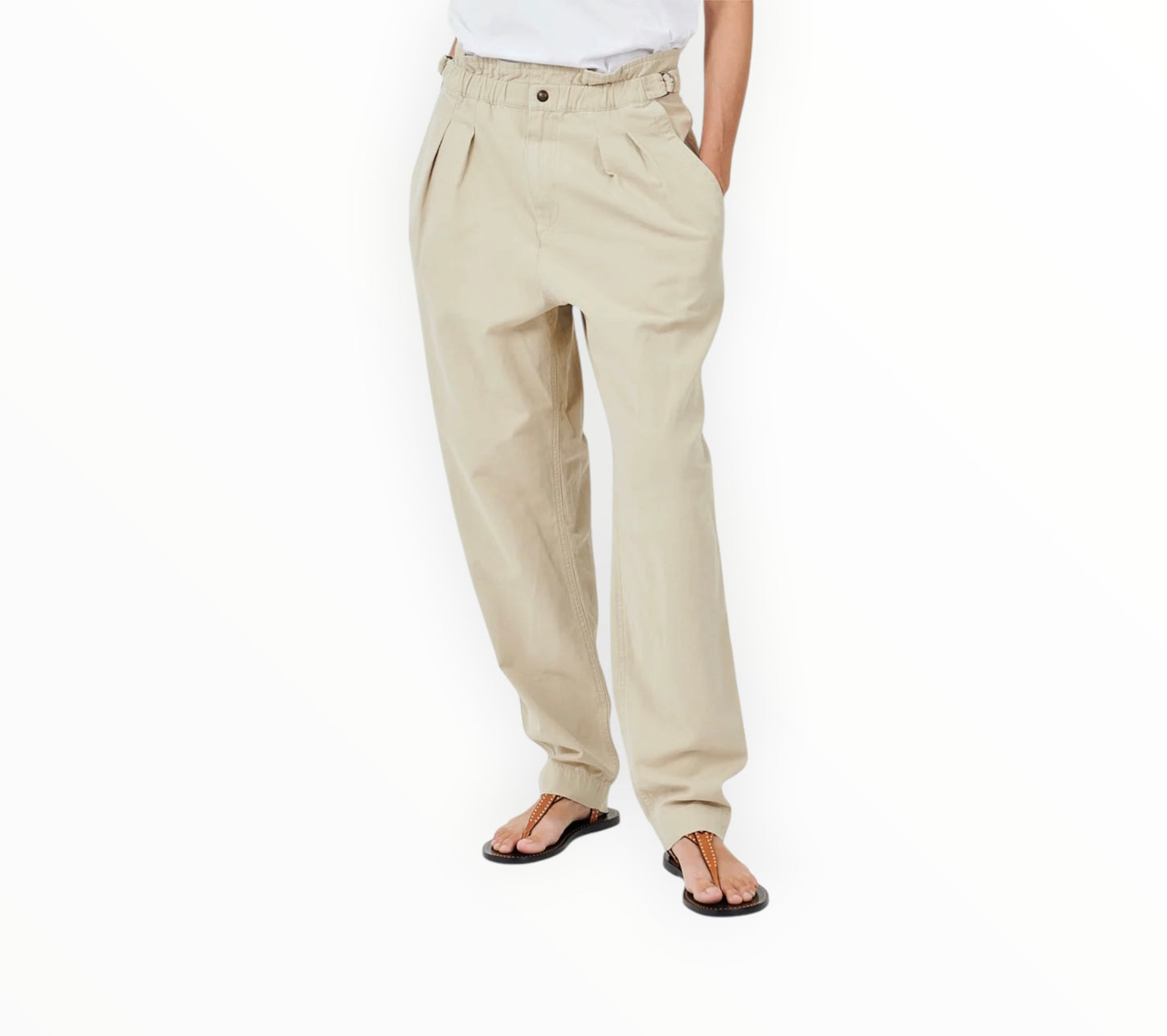 Isabel Marant Etoile Neriah Pants - Beige - Size 38