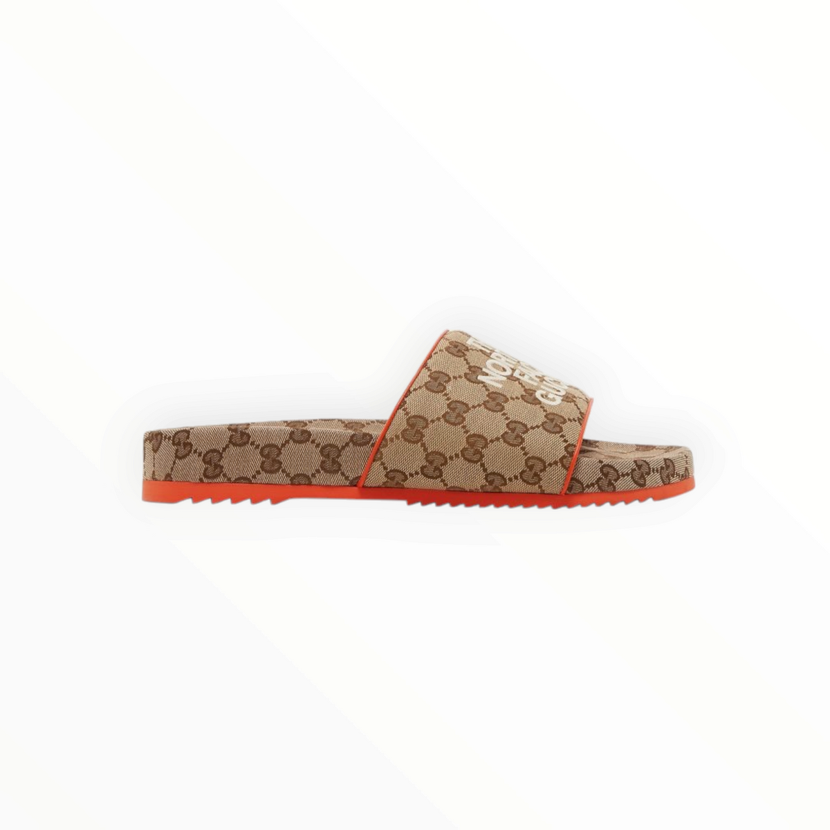 Gucci x The North Face Canvas Slides - Beige - Size 39