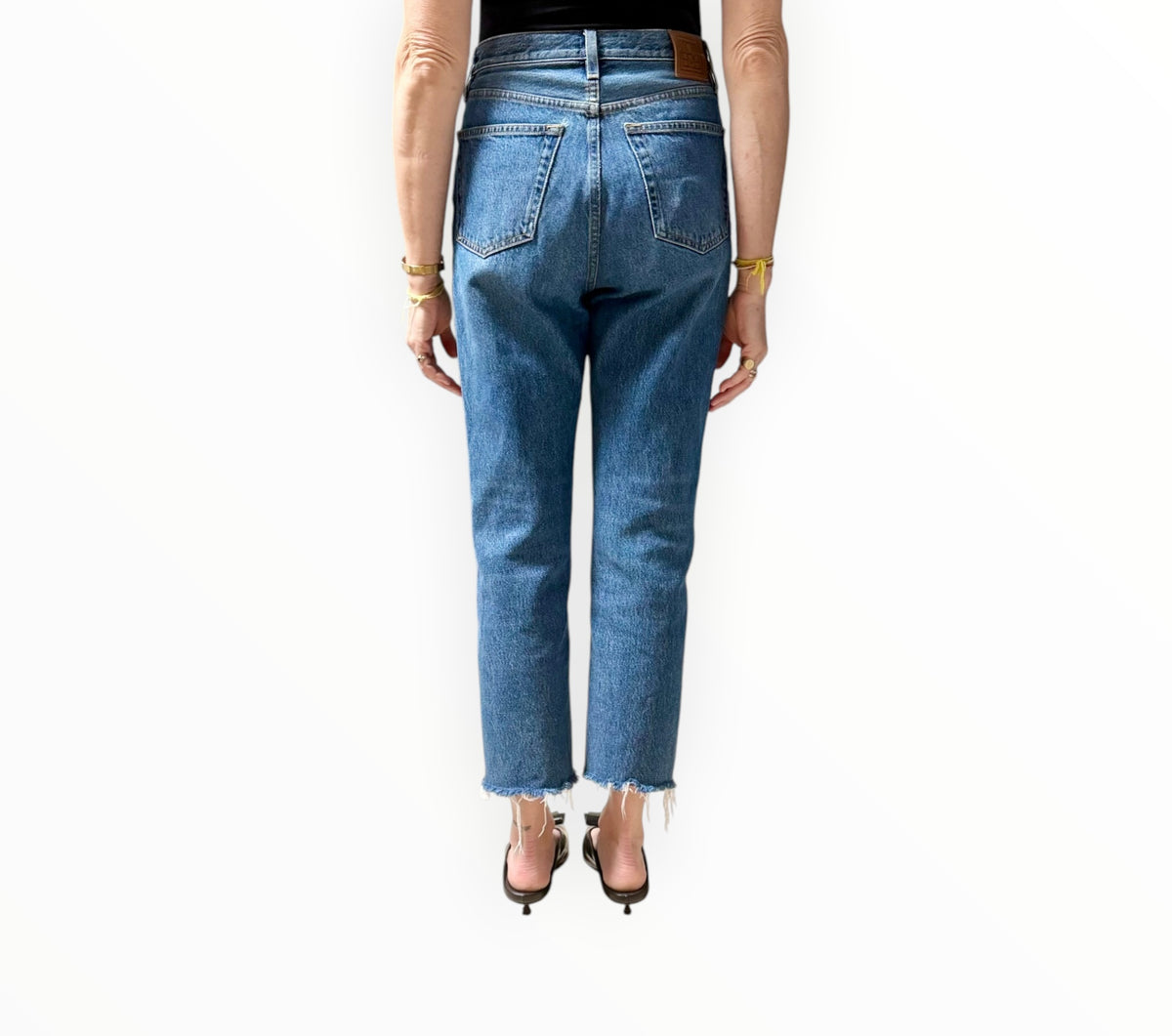 Toteme Classic Cut Denim Jeans - Mid-Blue - Size 26