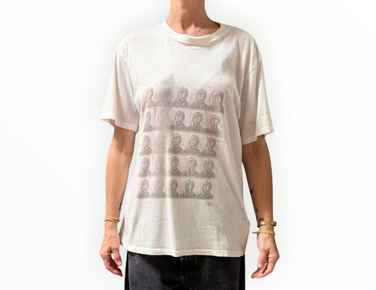RT006271 - Anine Bing Hudson Tee - White - Size S