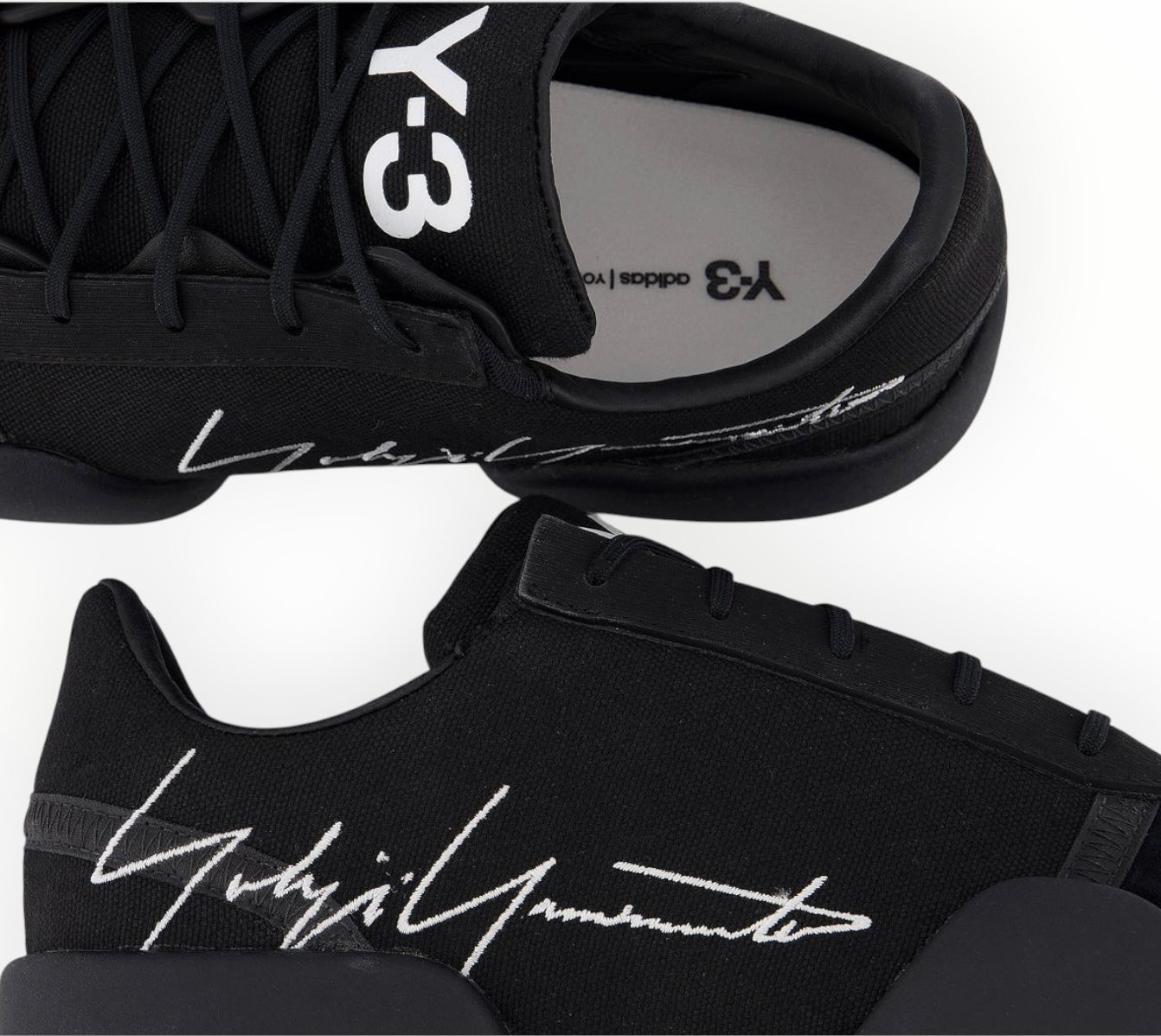 Adidas Y-3 Yunu Sneakers - Black - Size 37.5